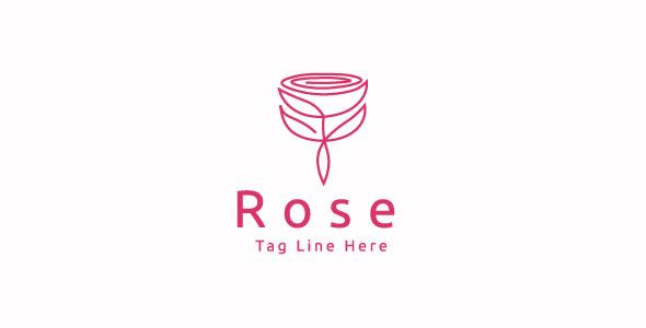 Minimalist Luxury Rose Logo