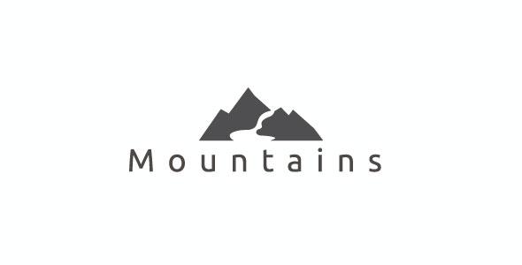 Mountains logo Mountains logo - Logos