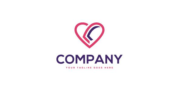 LL love Letter shape logo LL love Letter shape logo