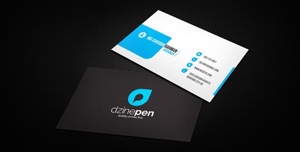 Modern business card Modern business card - Virtual Business Card