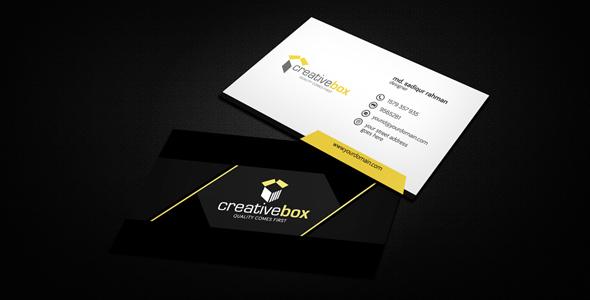 Black Corporate Business Card Design Black Corporate Business Card Design