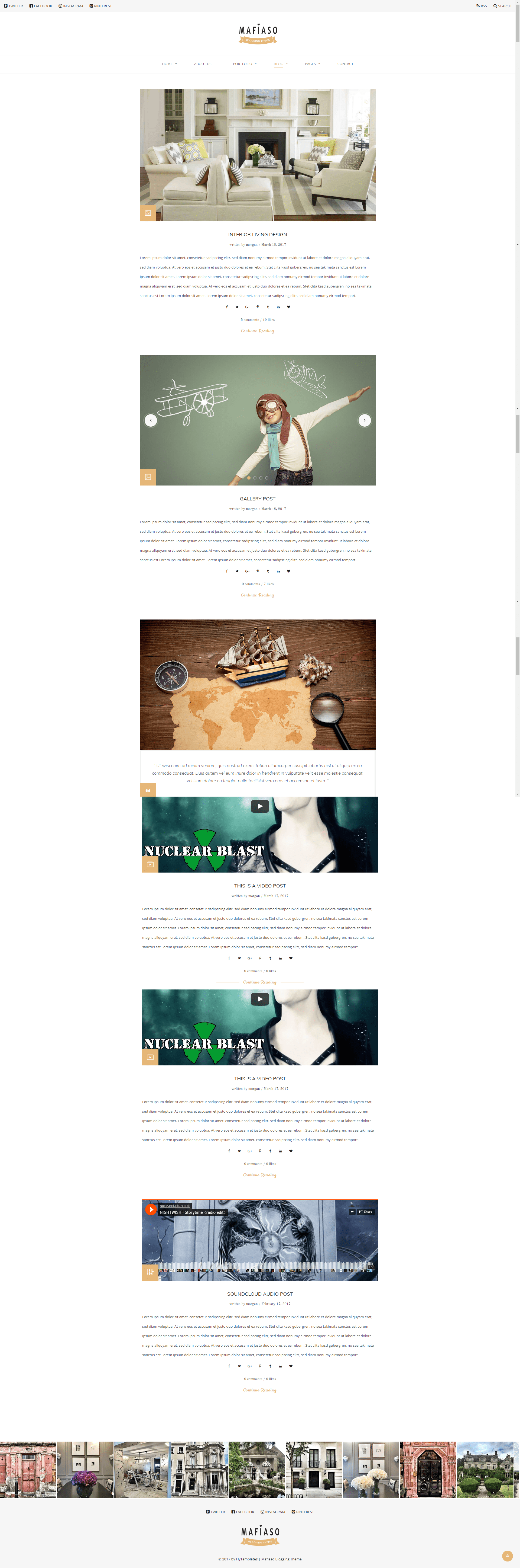 Mafiaso - Blog WordPress Theme screenshot 4