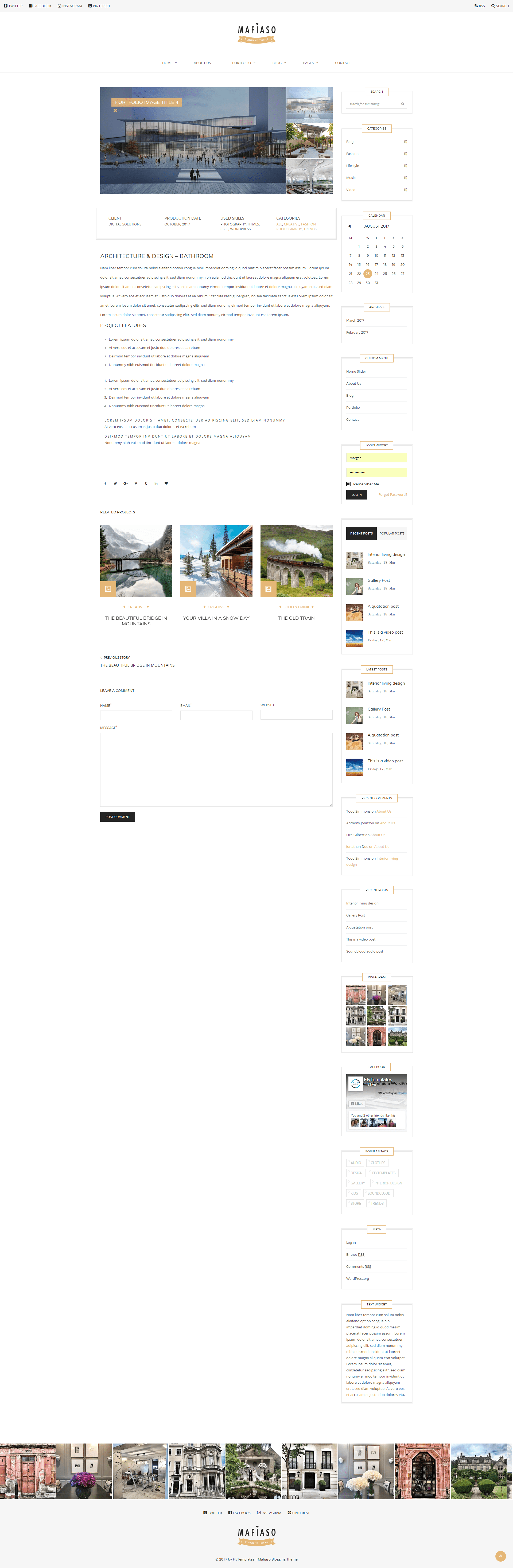 Mafiaso - Blog WordPress Theme screenshot 10