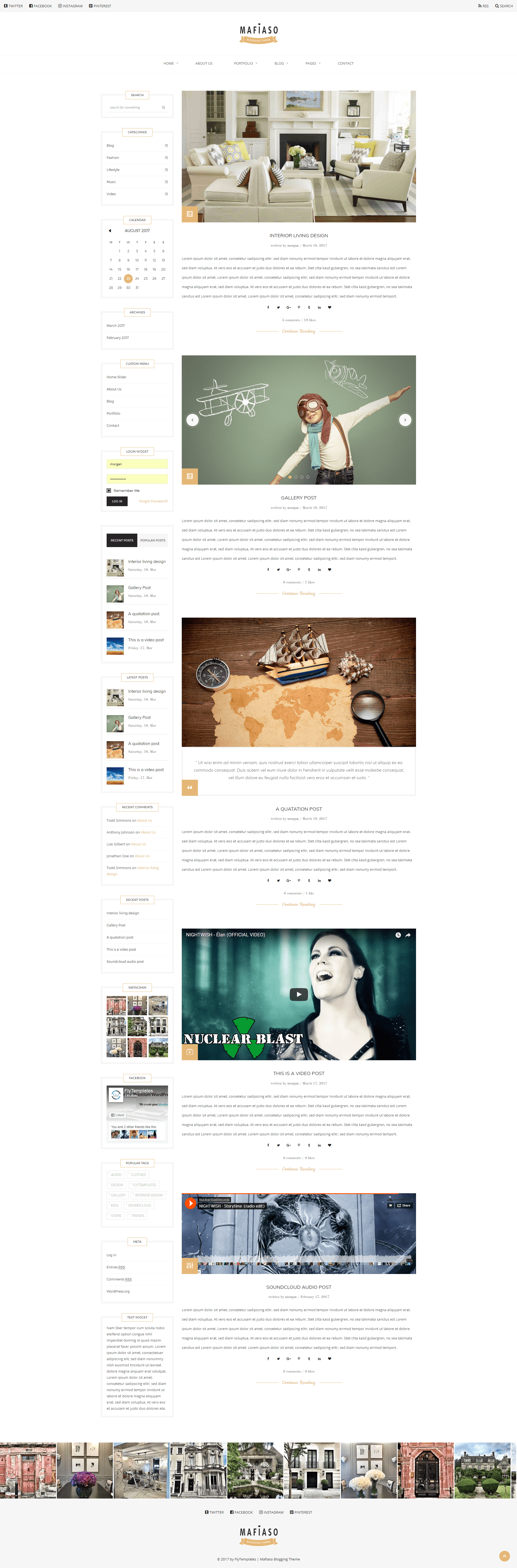 Mafiaso - Blog WordPress Theme screenshot 11