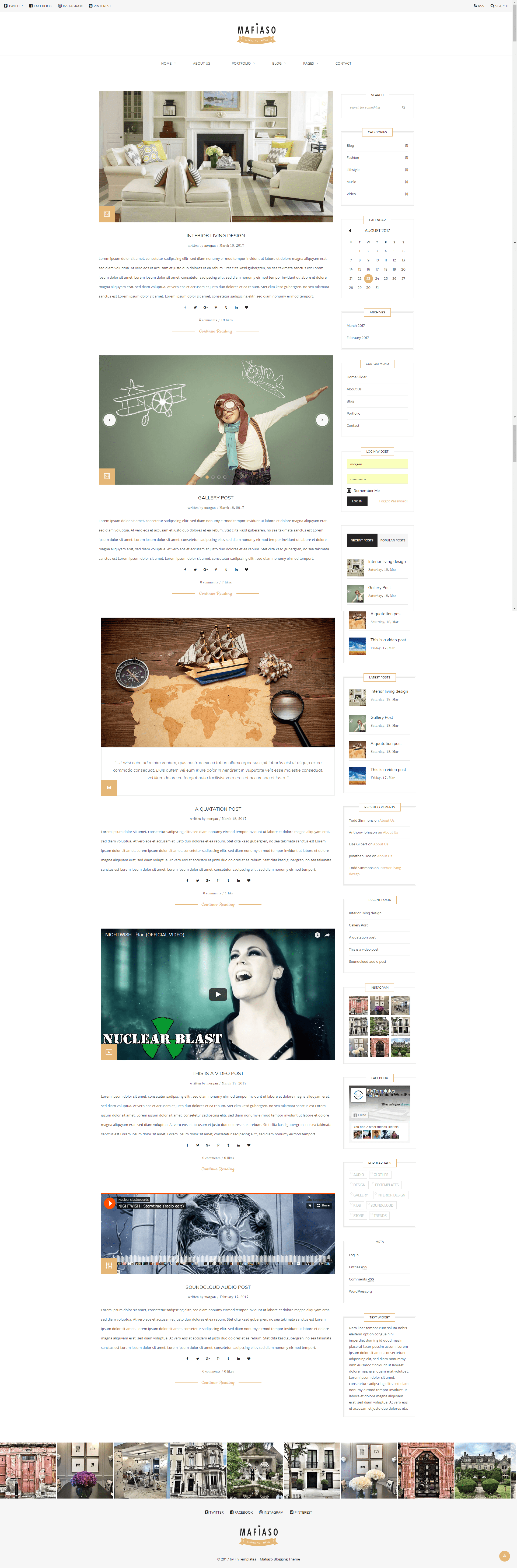 Mafiaso - Blog WordPress Theme screenshot 12