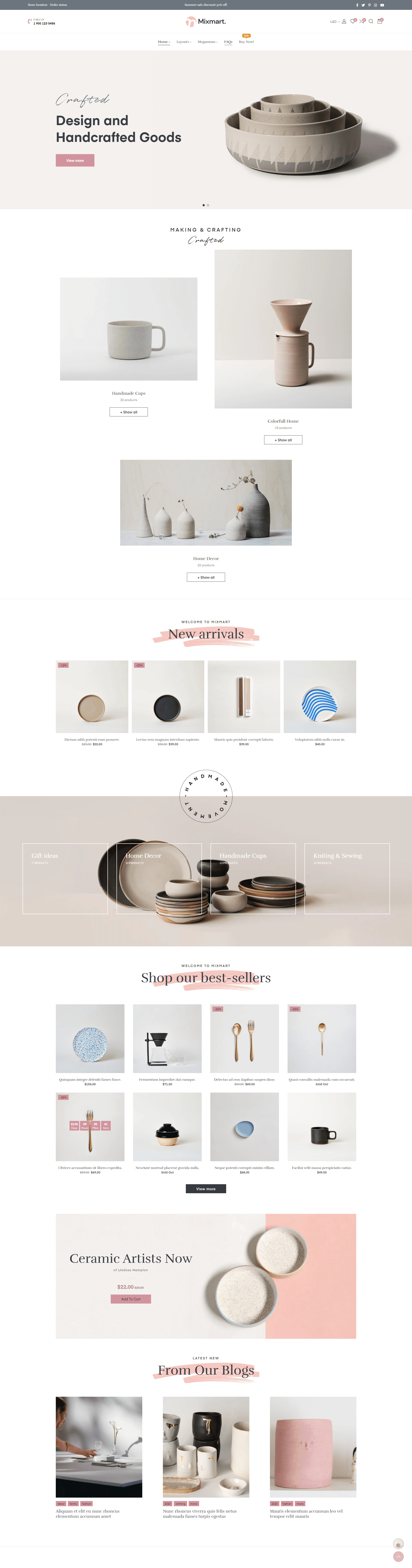 Ap Mixmart - Handmade Shopify Theme screenshot 1