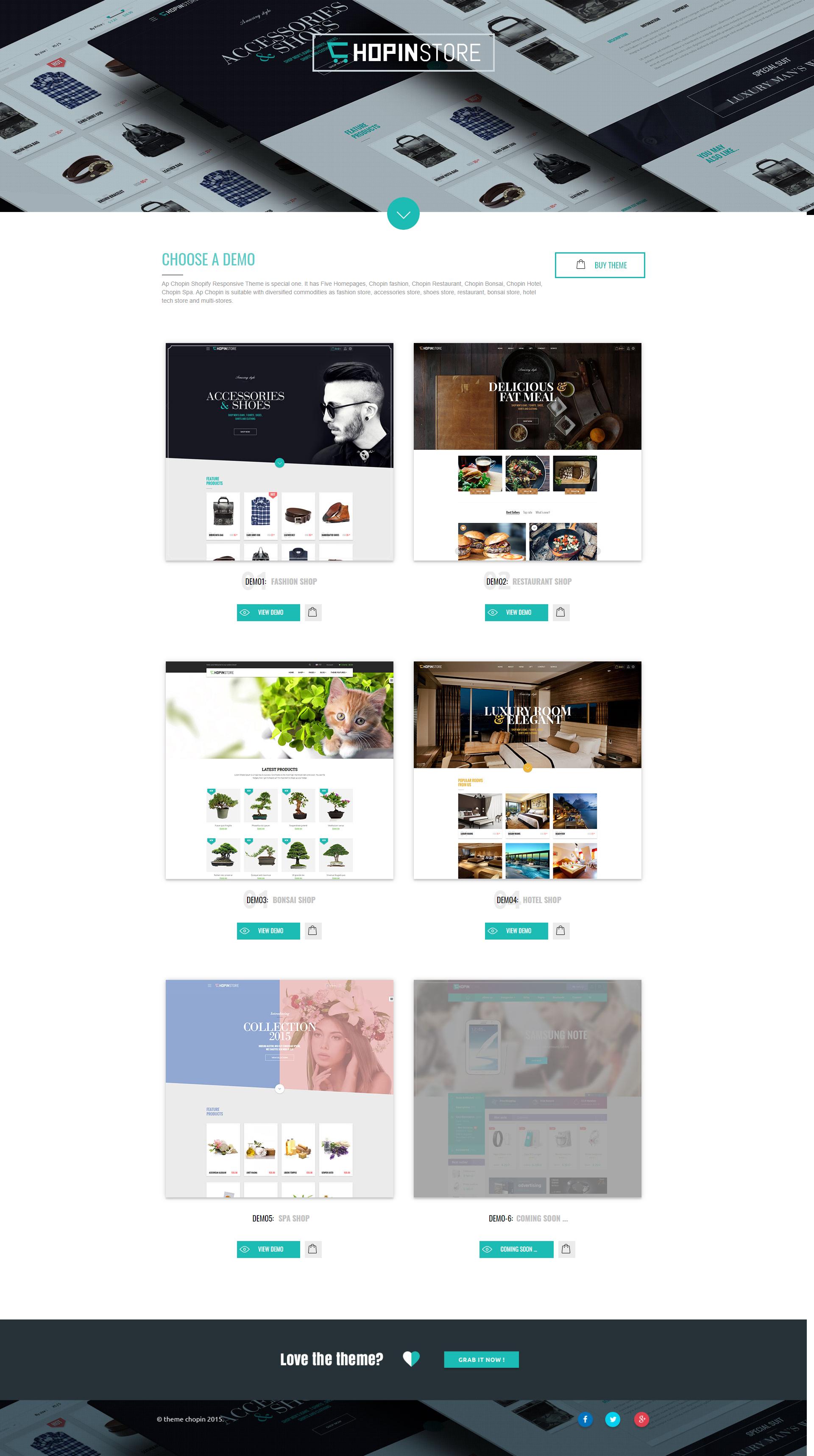 Ap Chopin Shopify Responsive Theme screenshot 1