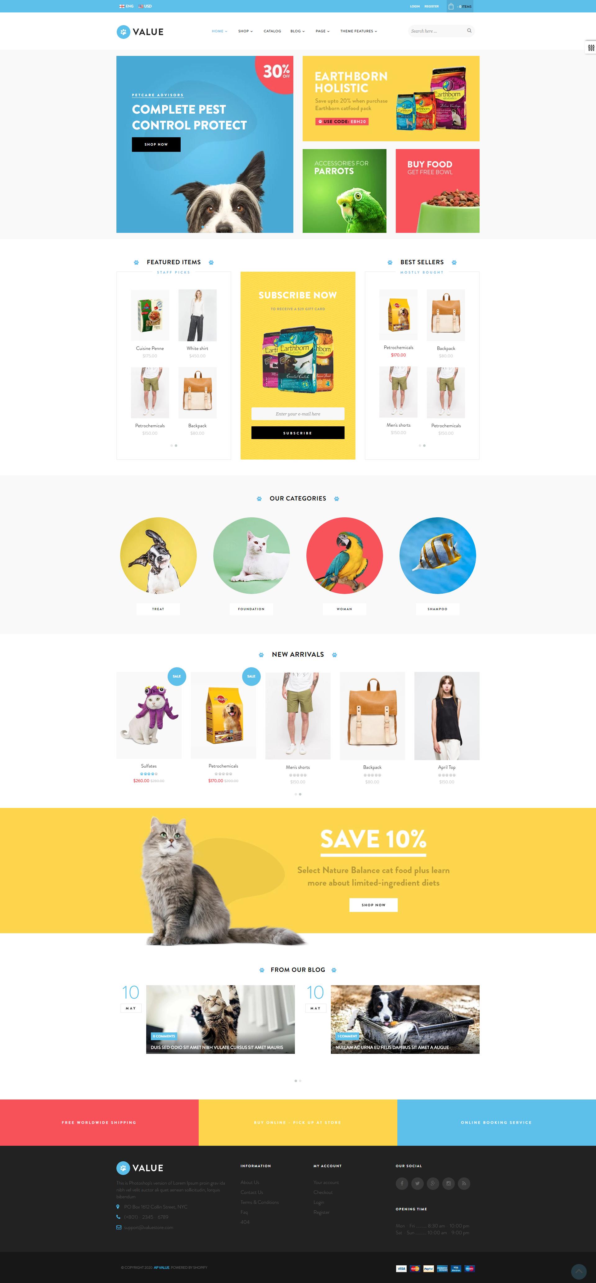 Ap Value Multipurpose Shopify Theme screenshot 1