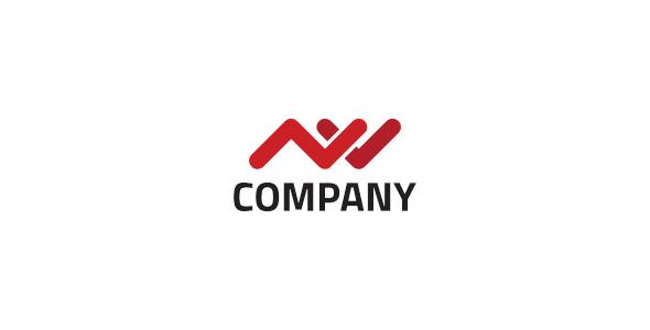 Letter NW Logo Letter NW Logo
