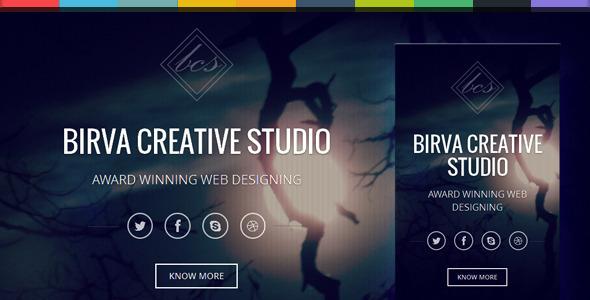 Birva - Parallax One Page Joomla Template