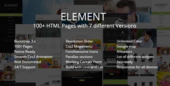 Element - Multipurpose Business HTML5 Template Element - Multipurpose Business HTML5 Template - Business